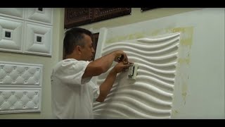 How to Install 3D Wall Panels Around Outlets and Light Switches - Talissa Decor