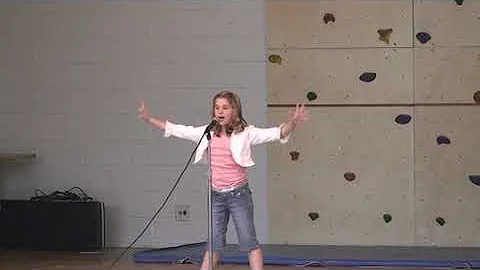Tiffany Newton 3rd Grade Talent Show   What's wron...