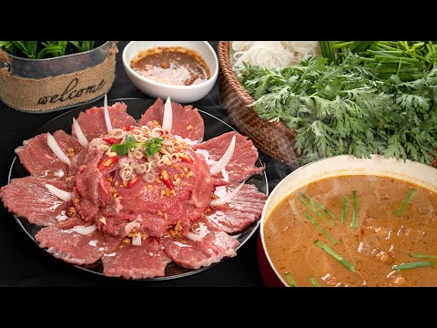 Bí quyết nấu LẨU BÒ MẮM RUỐC ngon tuyệt đặc sản Bình Dương của Cô Ba | Shrimp Sauce Beef Hotpot
