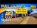 Sealdah to barddhaman full journey coverage by icf 3 phase emu train via naihati  eastern railway