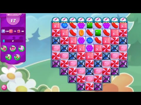 Candy Crush Saga LEVEL 332 NO BOOSTERS (selective redesign) 17 MOVES