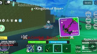 Mobile Shark Anchor Bounty Hunting10.5M-10.7Mblox Fruits Pvp