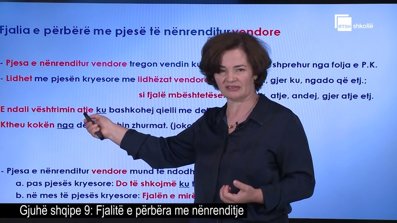 Fjalitë e përbëra me nënrenditje|Gjuhë shqipe 9