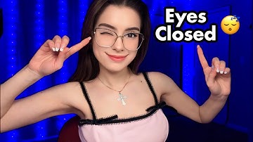 ASMR Follow My Instructions EYES CLOSED 😴 Intuition Tests for Sleep 💤