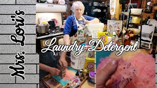 Mrs. Lori's Homemade Laundry Detergent/money saving