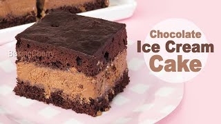 Chocolate Ice Cream Cake Recipe | Delicious Chocolate Cake Dessert | Baking Cherry