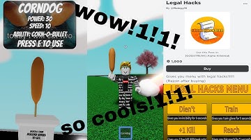 [OUTDATED] Alpha Killstreak | Showcase | Legal Hacks Gamepass | Corndog “Glove” | @Innatelocket
