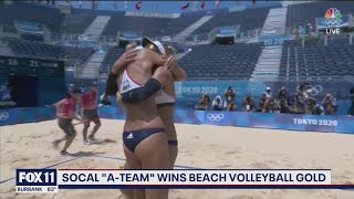 Southland duo wins gold medal in women's beach volleyball