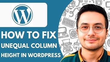 How to Fix Unequal Column Height in Wordpress (gutenberg) - Equal Heights - 2025 (Very Easy)