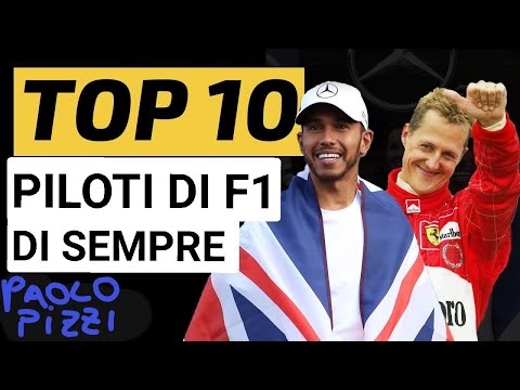 I MIGLIORI PILOTI DI SEMPRE DI F1 | TOP 10 F1 EVER DRIVERS