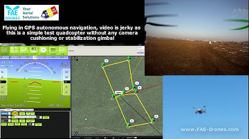 Arducopter 2.9.1 quadcopter drone autonomous gps navigation on waypoints with telemetry and MP