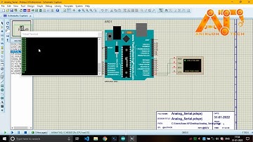 Arduino Analog read serial from Potentiometer in Proteus