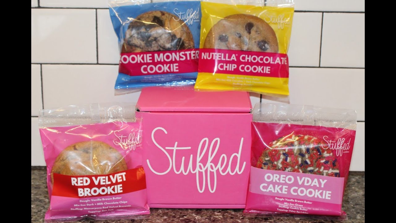 Stuffed Cookies: Oreo VDay Cake, Red Velvet Brookie, Cookie Monster & Nutella Chocolate Chip Review