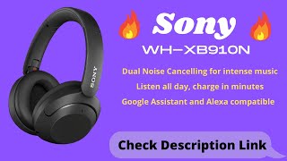 Sony WH-XB900N Review | Sony Extra Bass Active Noise Cancelling Headphones 🔥🔥 Alexa Voice Control