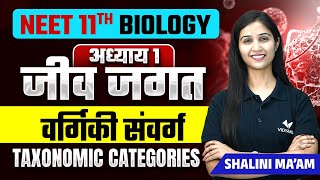 Taxonomic Categories (L-3) | Chapter 1 - Living World | 11th/NEET Biology by Shalini Maam