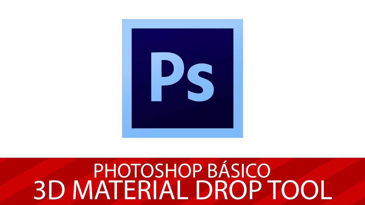 Photoshop B sico 3D Material Drop Tool YouTube Photoshop B sico 3D Material Drop Tool YouTube