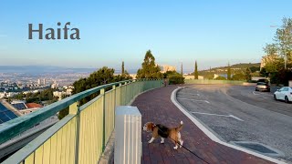 Israel, The Beauties of Haifa | Walking Tour 4K | Ramat Almogi | City Walk No Commentary