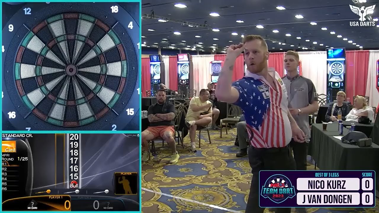 Jules Van Dongen vs Nico Kurz Masters Cricket Final NDA Team Dart