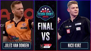 Jules Van Dongen vs Nico Kurz | Masters Cricket Final | NDA Team Dart