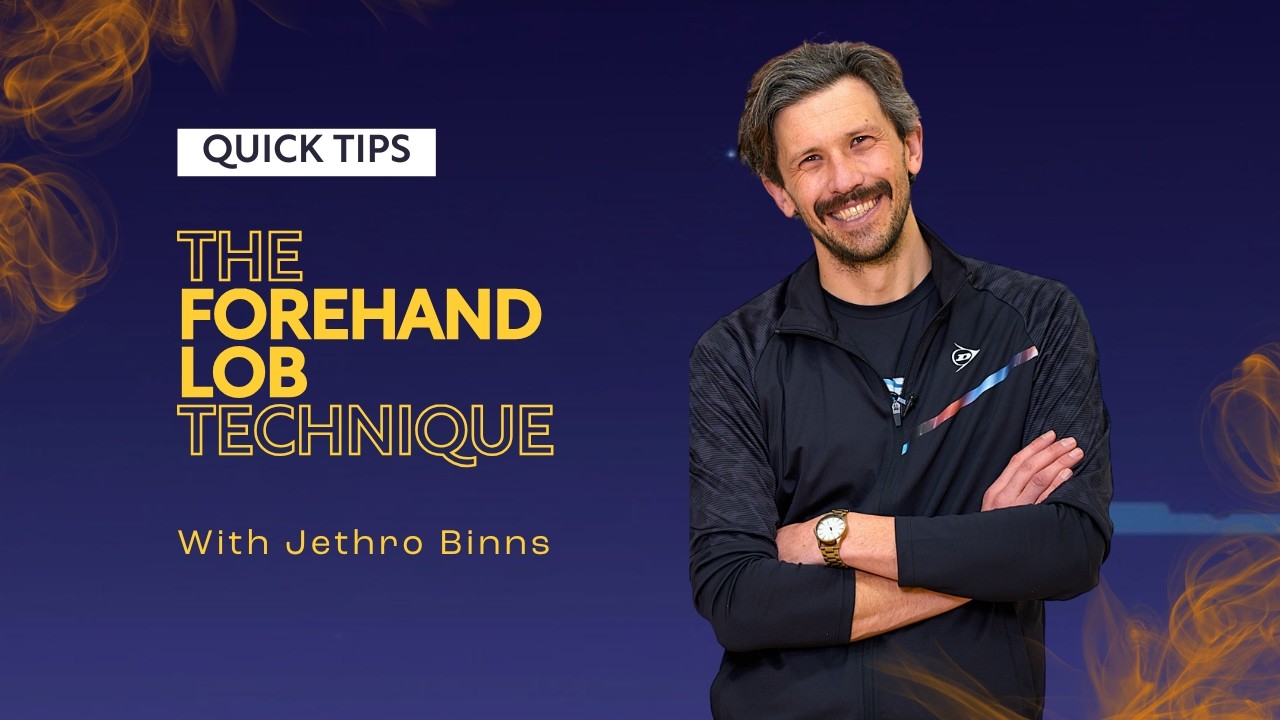 Советы по сквошу: техника выполнения лоб-удара справа | С Джетро Биннсом