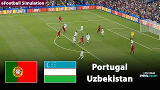 🔴Live- Portugal vs Uzbekistan | World Cup 2026 | eFootball PES21 Simulation