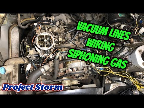 Vacuum Lines, Wiring, and Siphoning Gas on Project Storm | 1979 Mazda Rx-7