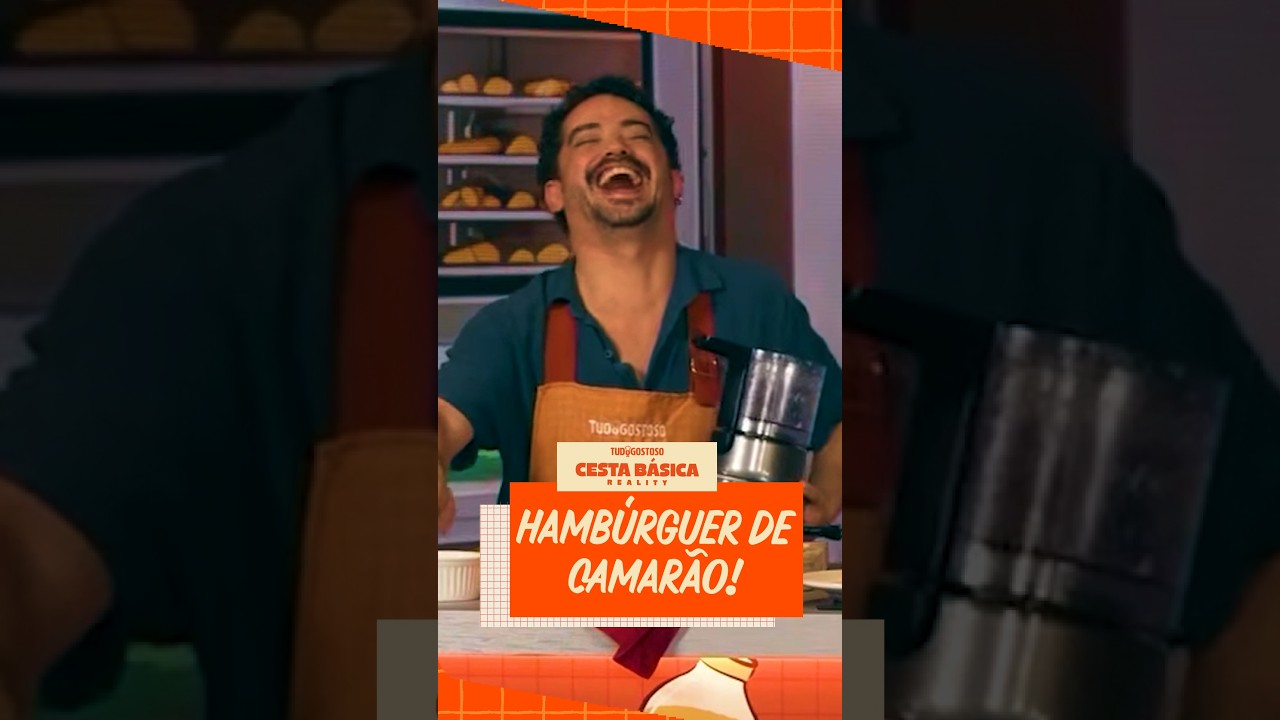 HAMBÚRGUER DE CAMARÃO!