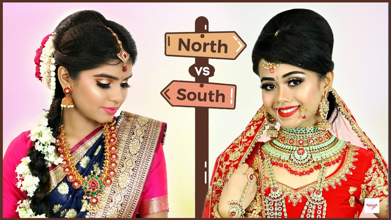 BEAUTY BATTLE   North Indian vs South Indian Makeup  Step By Step Tutorial  Anaysa