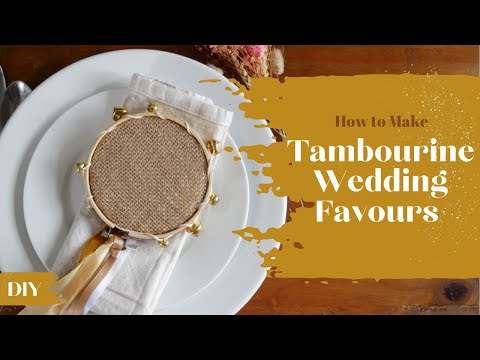 DIY Mini Tambourines | Boho Wedding Favours | Confetti Alternative | Place Settings