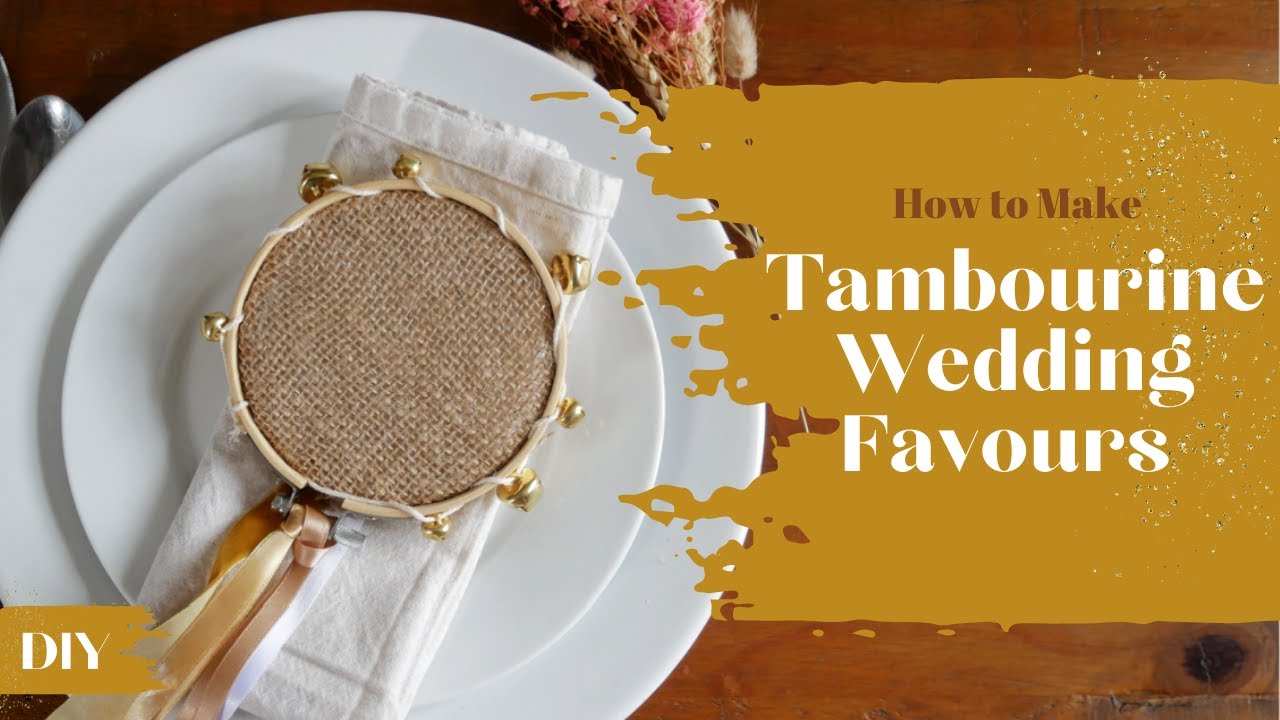 DIY Mini Tambourines Boho Wedding Favours Confetti Alternative