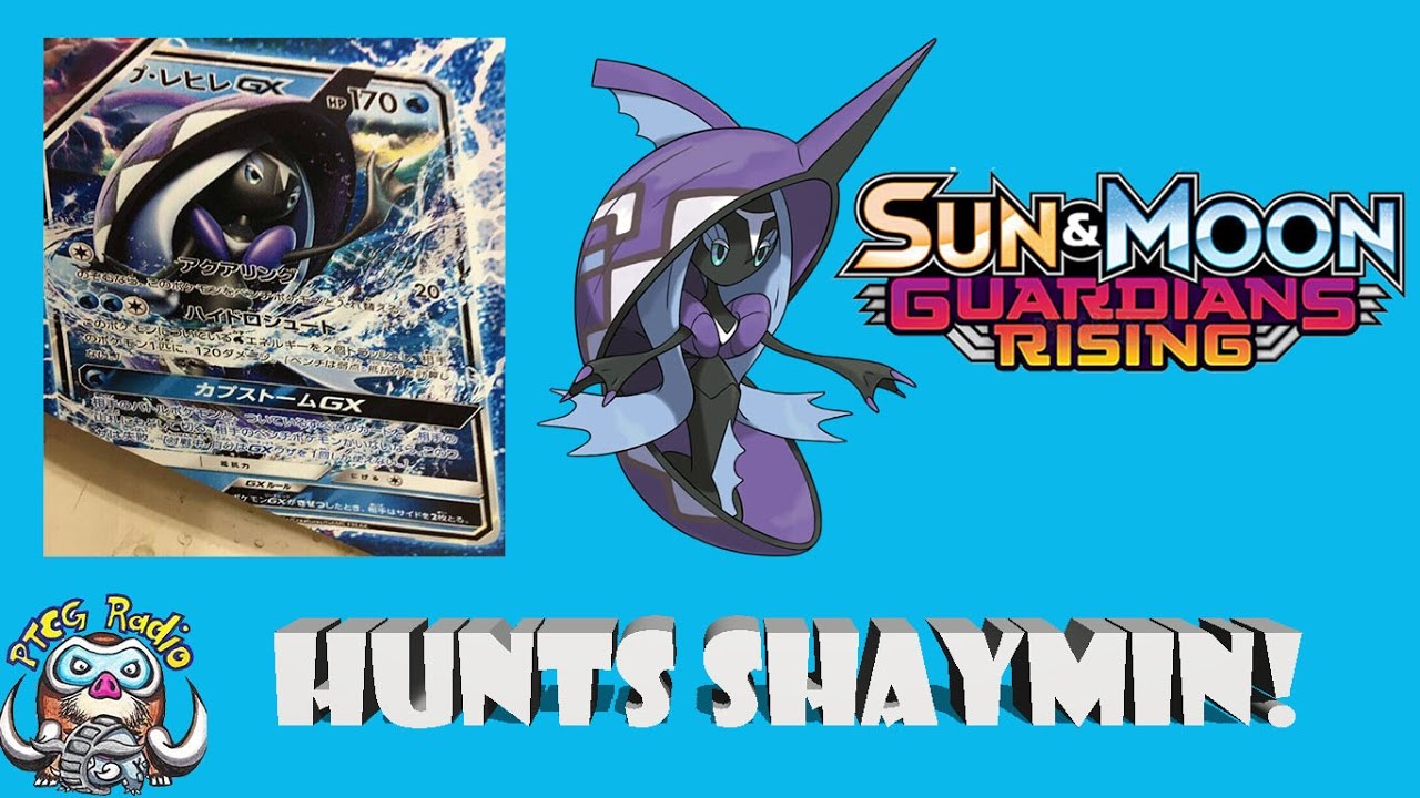 Tapu Fini GX - Awesome New GX Pokémon Hunts Shaymin and Wins Games!
