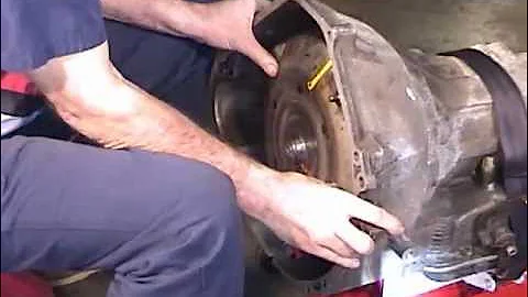 How to correctly position the converter when installing a Ford AOD trans.