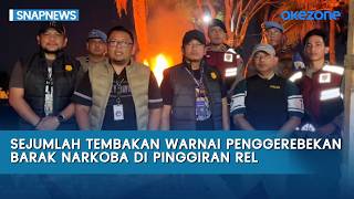 Menegangkan! Sejumlah Tembakan Warnai Penggerebekan Barak Narkoba di Pinggiran Rel