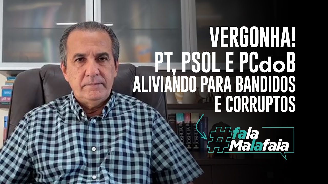 PASTOR SILAS MALAFAIA – VERGONHA! PT, PSOL E PCdoB ALIVIANDO PARA BANDIDOS E CORRUPTOS