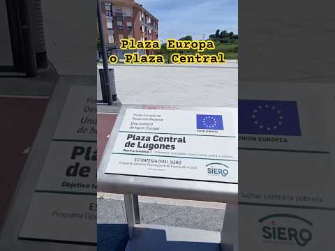 Plaza Central o Plaza Europa de Lugones #asturias #lugones #spain