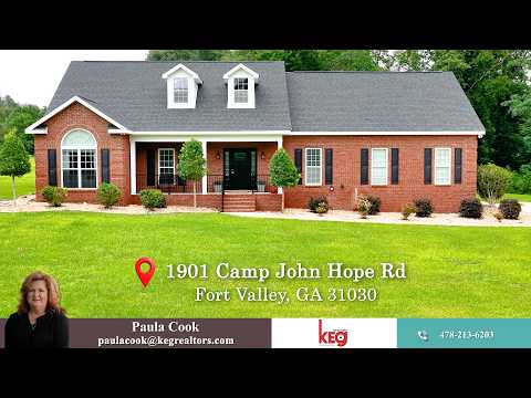 1901 Camp John Hope Rd, Fort Valley, GA home video tour