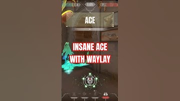 INSANE and FUNNY waylay ACE on Bind | Replay System | Valorant #shorts
