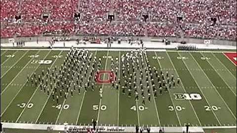 The Ohio State University Marching Band Halftime 9-8-12