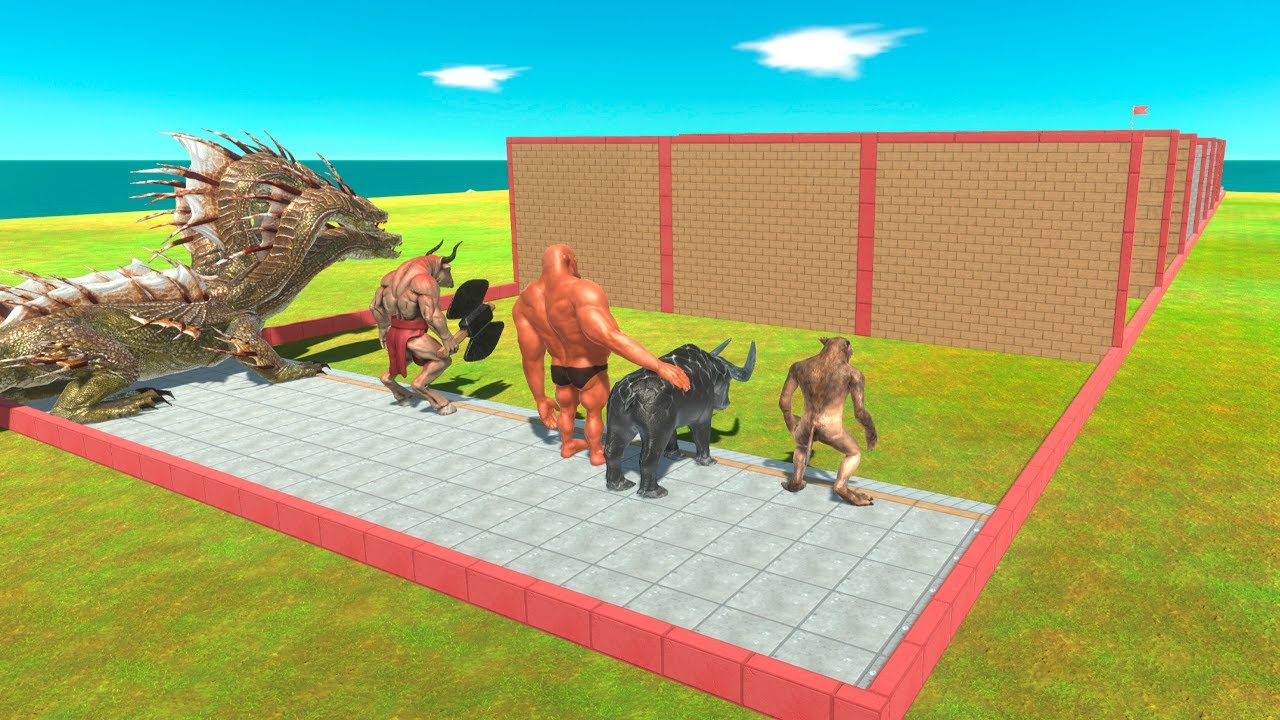 Factions Race: Through a Wall of Blocks - Animal Revolt Battle Simulator