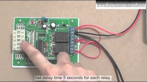 Wireless Infrared Motion Detector for 2 DC Lamps with Time Delay Function