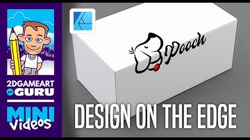 Affinity Designer Mini Tutorial - Creating a design over the edge of a 3D box