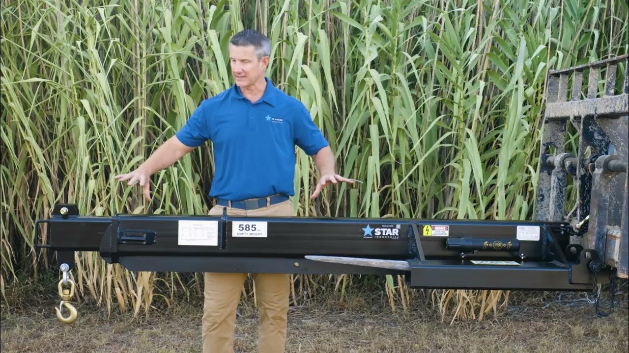 Star Industries Telehandler Attachments Jib Boom YouTube