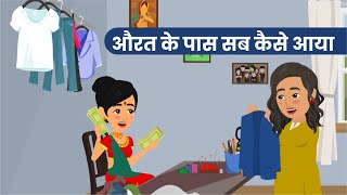 औरत के पास सब कैसे आया | Stories In Hindi | Hindi Kahani | Animation Story