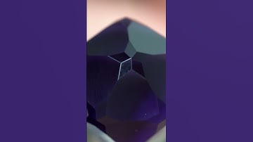 Amethyst D20 with Frosted Edges