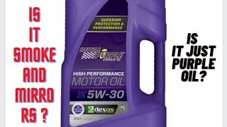 Royal Purple 5000 Mile Results Are in - Let's Check It Out - Was it any good or Just Decent Oil