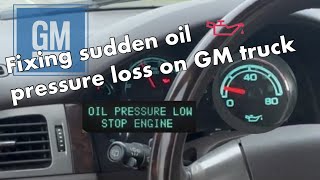 Low Oil Pressure Issue on GMC Truck Fix | Oil PSI Sensor Screen Replacement | P0011 P0521 DTC