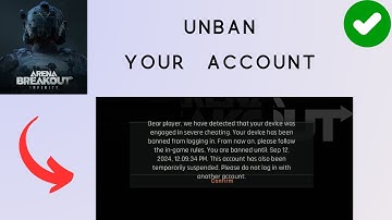 How to Unban Arena Breakout Infinite Account
