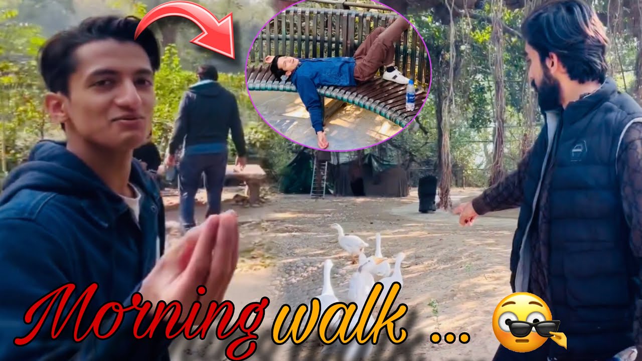 Experience Morning walk With sheery bhai ....😂👀