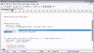 jQuery Tutorial 185 Users online sample application