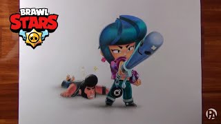 Dibujando A Bibi De Brawl Stars Patrickart Youtube - como desenhar bibi do brawl stars dibujando